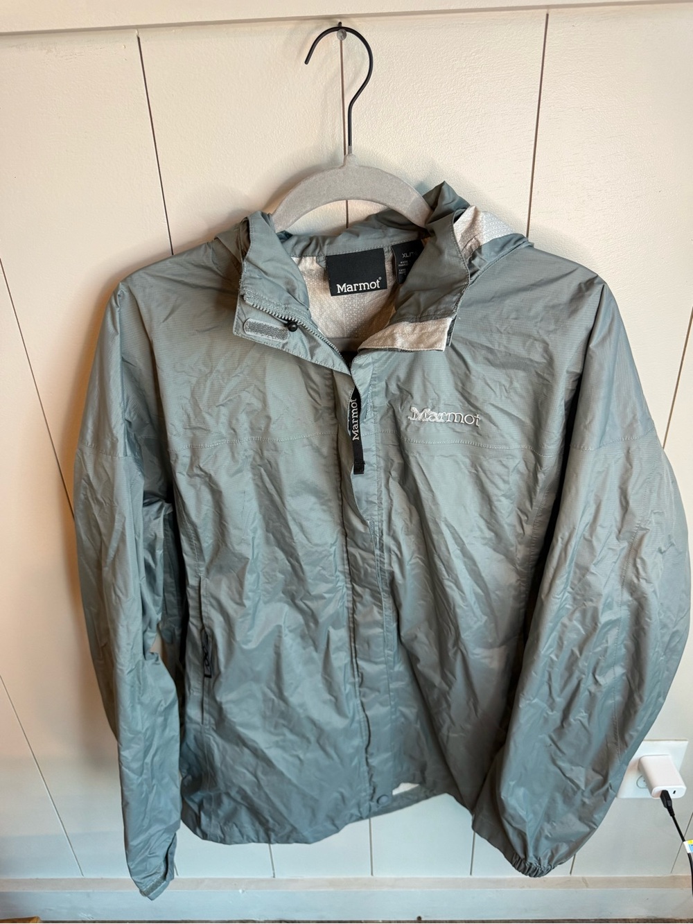 Marmot Hooded Shell Jacket — Light Sage